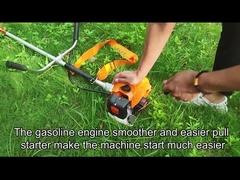 قاطع فرشاة بنزين معلق عالي الجانب 4 السكتة الدماغية على ظهره فرشاة القاطع 31CC