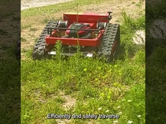 جهاز التحكم عن بعد روبوت جزازة العشب تعمل بالغاز 190CC متعدد الأغراض