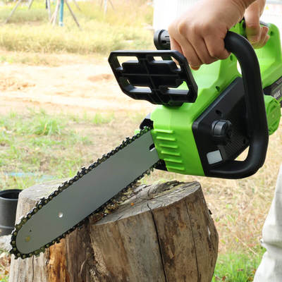 Rechargeable 12 Inch Chainsaw Battery Powered with Auto Oil Pump and Strong Brushless Motor