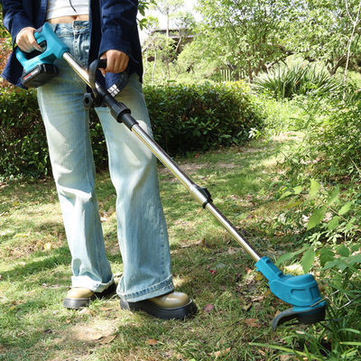 Portable Electric Brush Cutter Cordless Grass Trimmer Battery Powered Lawn Trimmer