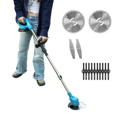 Portable Electric Brush Cutter Cordless Grass Trimmer Battery Powered Lawn Trimmer
