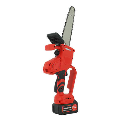 8 Inch Mini Electric Chainsaw with Auto Chain Tension and Brushless Copper Motor - Battery Powered Handheld Chainsaw