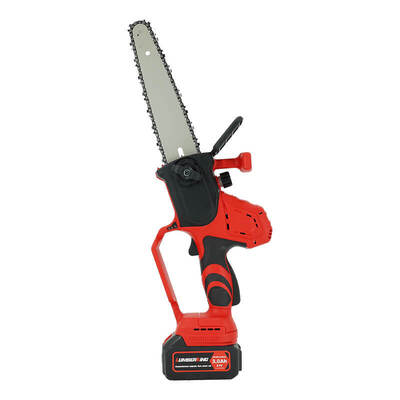 8 Inch Battery Powered Mini Chainsaw with Automatic Chain Tension and Oil Pump