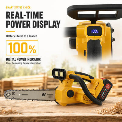 Wholesale 21V 1900W Brushless 12" Cordless Chainsaw (5025 Motor, 22m/s, 1.93kg), Makita Battery Fit Commercial Electric Pruning Saw Manufacturer