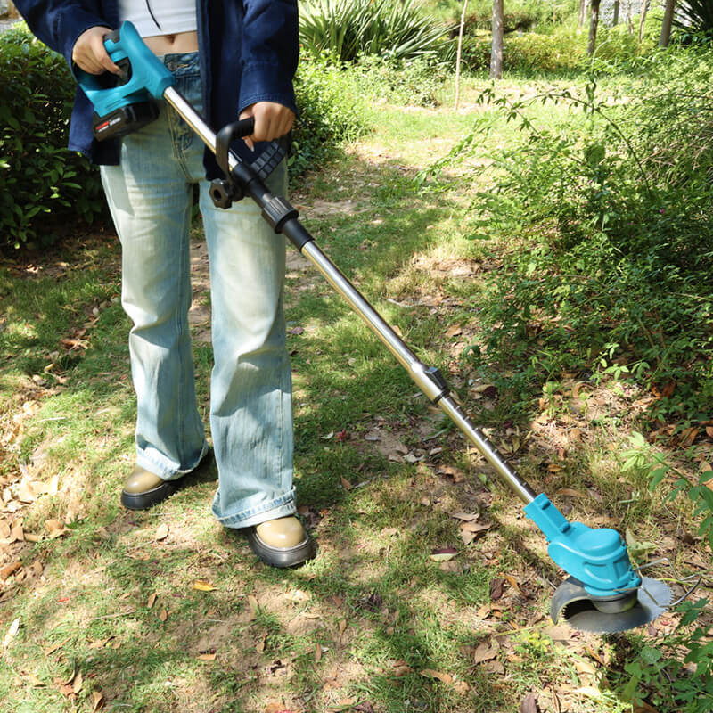 Portable Electric Grass Trimmer Brush Cutter Cordless Battery Lightweight Lawn Tool